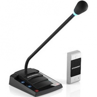 Дуплексное переговорное устройство «клиент-кассир» STELBERRY S-400 c аудиовыходом