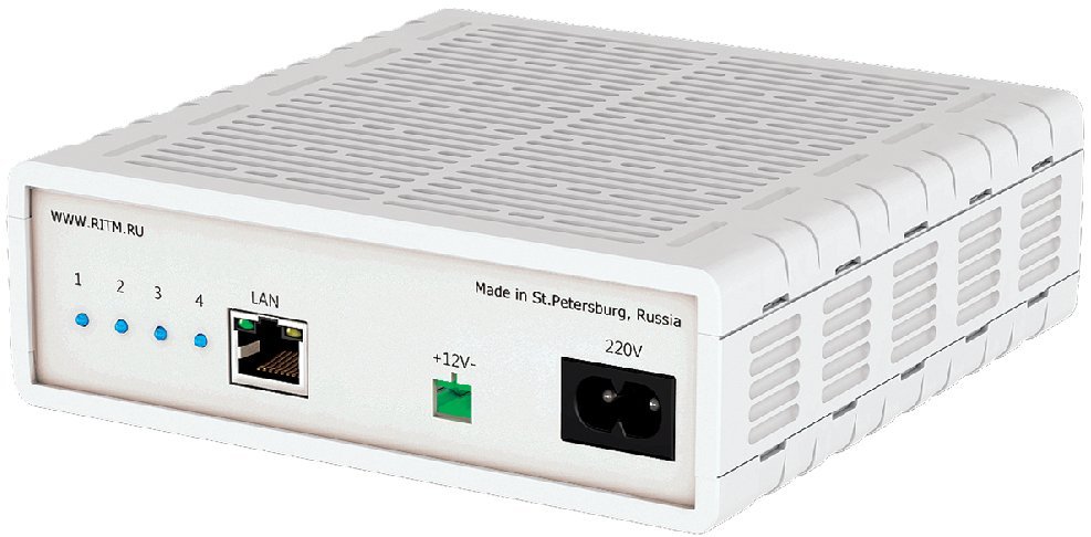 36184 Ритм Стационарный GSM модем 900/1800 МНz (4 SIM, 1 Ethernet)