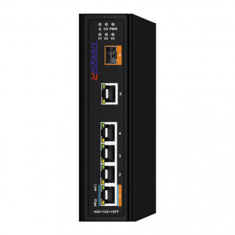 РоЕ-коммутатор TRASSIR TR-NS15061S-150-4POE