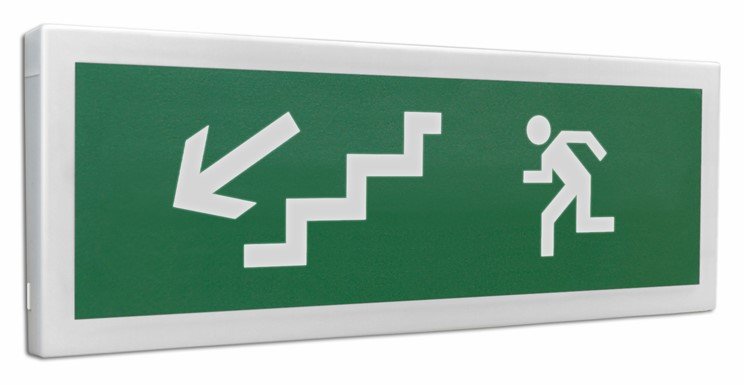 С2000Р-ОСТ исп.09 (Человек влево-вниз) Болид Оповещатель световой радиоканальный