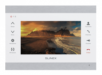Абонентский монитор Slinex SL-07IPHD Silver+White Абонентский монитор Slinex SL-07IPHD Silver+White