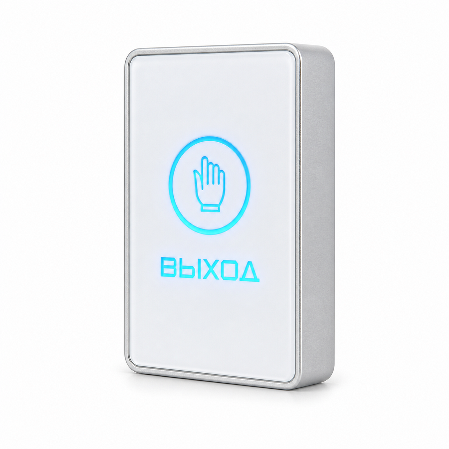 AT-H815M LED WT Кнопка выхода ACCORDTEC накладная, НО/НЗ