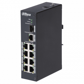 Уличный неуправляемый Fast Ethernet коммутатор Dahua DH-PFS3110-8T