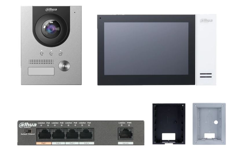 DHI-KTP01(F) Комплект DH-VTO2202F-P+DH-VTH2421FW-P (с 2-мя монтажными коробками)