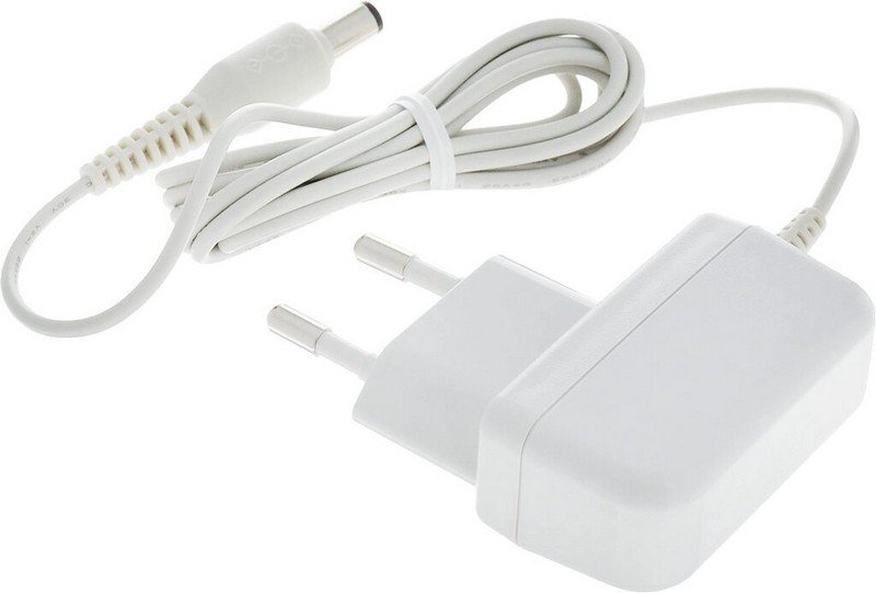 75516 Ритм Блок питания 9V, 1A Г-образный белый