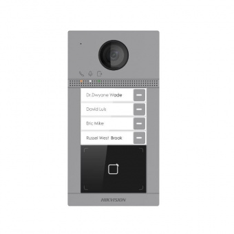 Вызывная панель IP-видеодомофона Hikvision DS-KV8413-WME1 Вызывная панель IP-видеодомофона Hikvision DS-KV8413-WME1