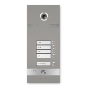 Вызывная панель BAS-IP BI-04FBI Silver