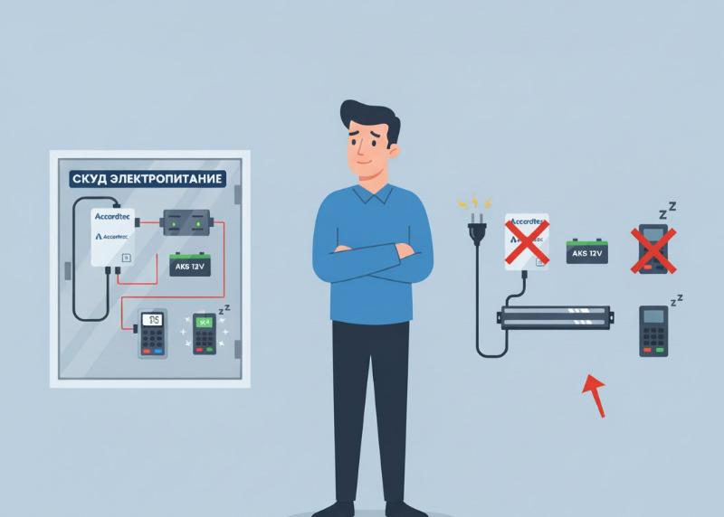 Источники бесперебойного питания (ББП) для СКУД: Расчет мощности, автономность и защита от сбоев.
