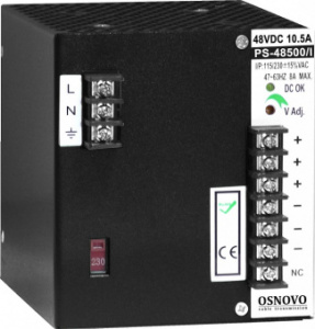 Блок питания Osnovo PS-48500/I Блок питания Osnovo PS-48500/I