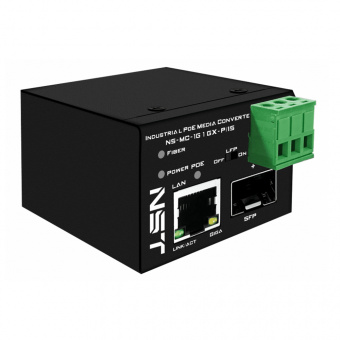 PoE-медиаконвертер NST NS-MC-1G1GX-P/IS