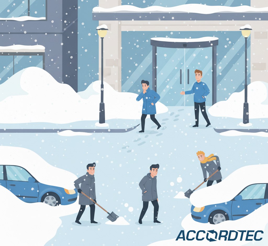 Снегопад и СКУД — как экстремальная зима влияет на системы доступа
