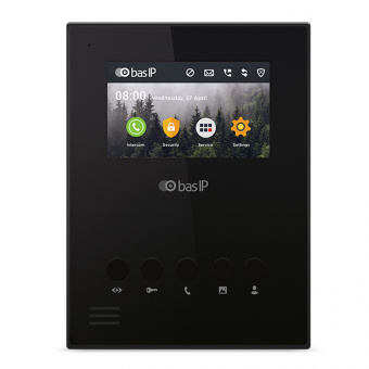 Видеотелефон BAS-IP AU-04LAF Black