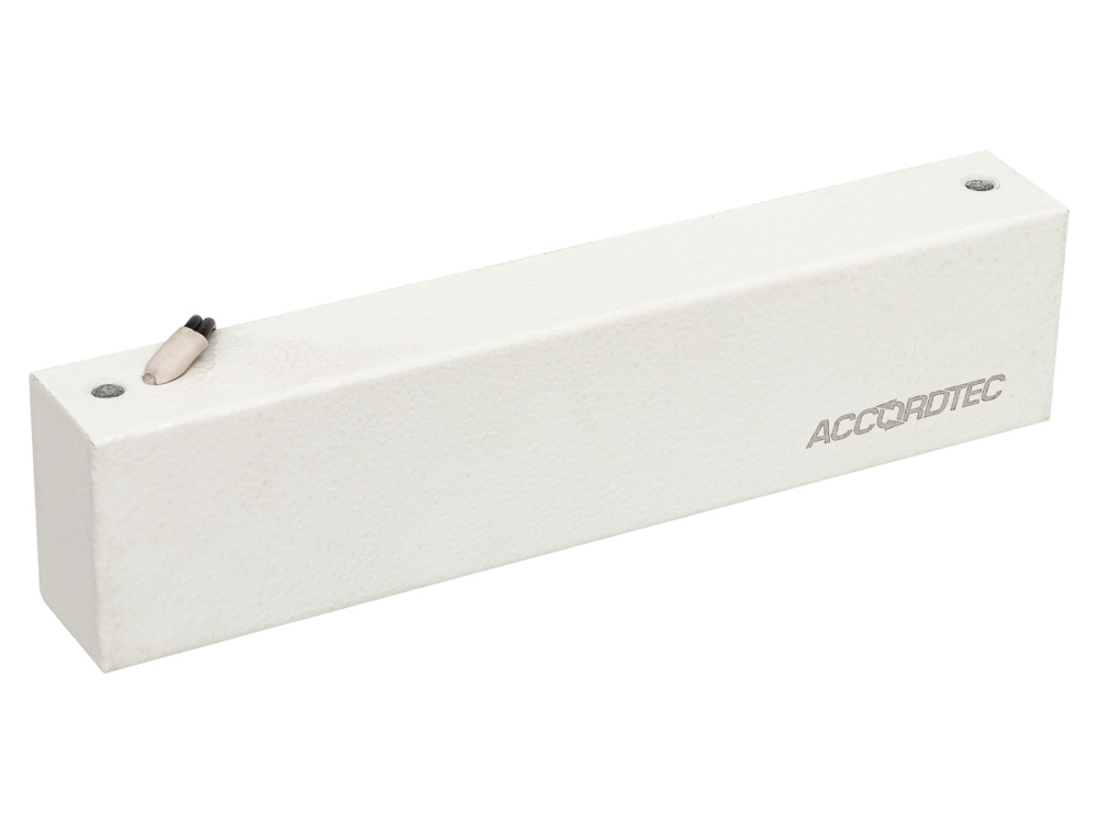 ML-295K с планкой, цвет Белый Электромагнитный замок, ACCORDTEC, 300 кг