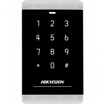 Уличный считыватель Mifare карт Hikvision DS-K1103MK с сенсорной клавиатурой Уличный считыватель Mifare карт Hikvision DS-K1103MK с сенсорной клавиатурой