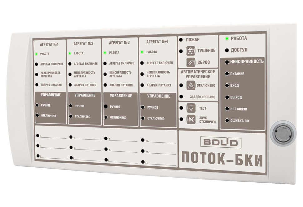 Поток-БКИ Болид Блок индикации и управления