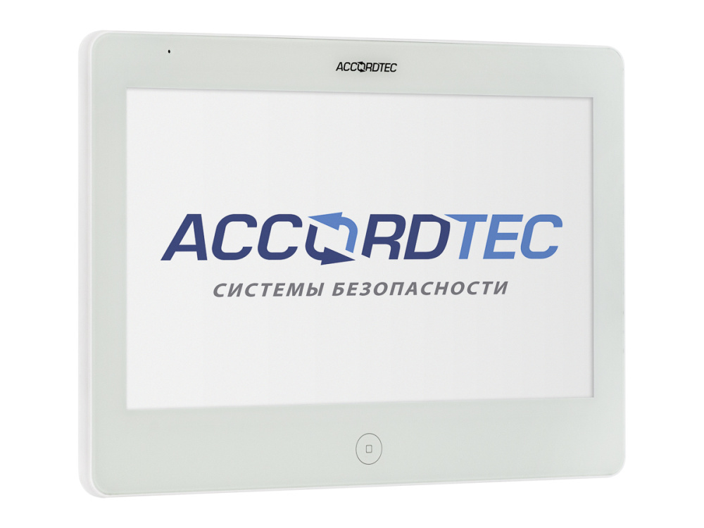 AT-VD110W WH Монитор домофона ACCORDTEC, IP, сенсорный экран
