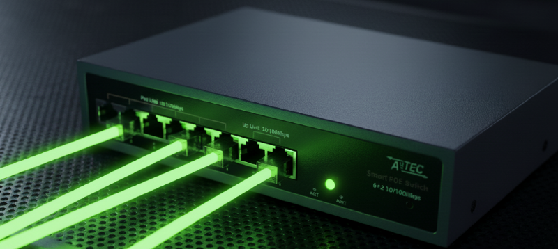 Мы рады представить вам новые возможности в мире сетевых POE-коммутаторов, которые позволят оптимизировать вашу инфраструктуру видеонаблюдения и сетевых решений!