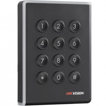 Считыватель EM-Marine карт Hikvision DS-K1108EK с механической клавиатурой Считыватель EM-Marine карт Hikvision DS-K1108EK с механической клавиатурой