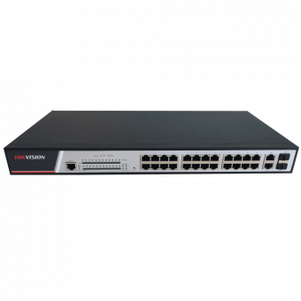 Управляемый PoE-коммутатор Hikvision DS-3E2326P высокой безопасности