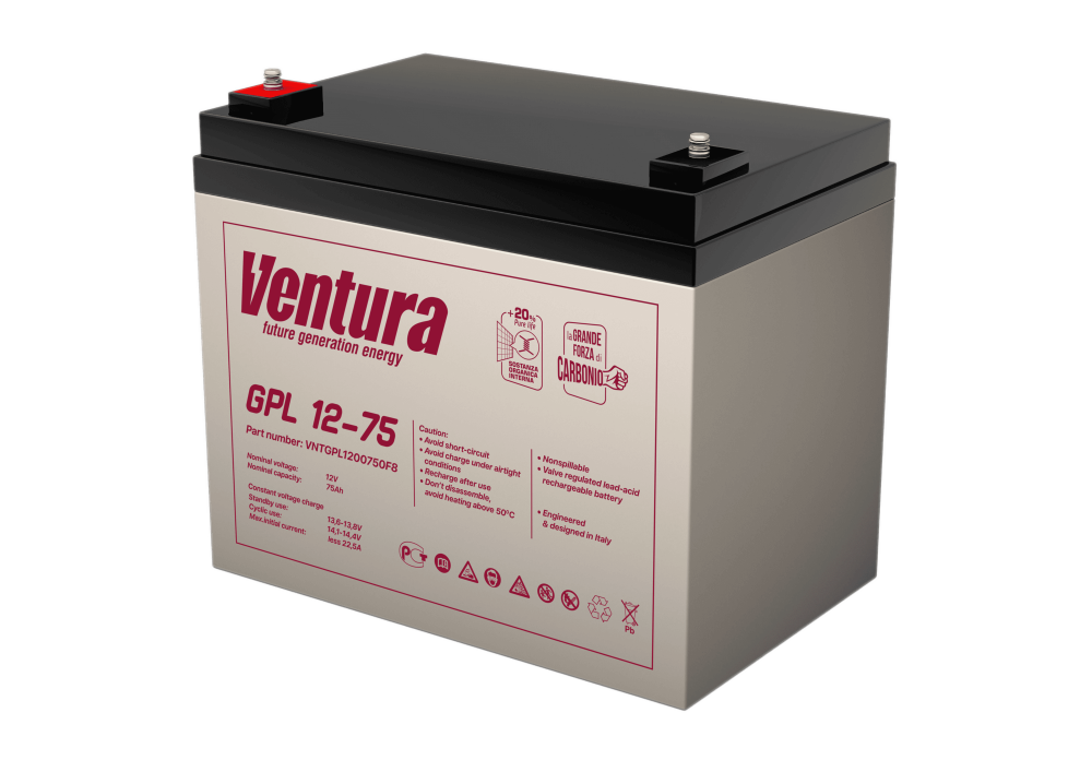 GPL 12-75 Ventura Аккумулятор герметичный свинцово-кислотный