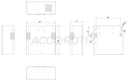 ББП-20NR Блок бесперебойного питания ACCORDTEC, 12 В, 2 A