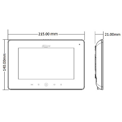 DH-VTH5221D Монитор видеодомофона IP 7 дюймовый