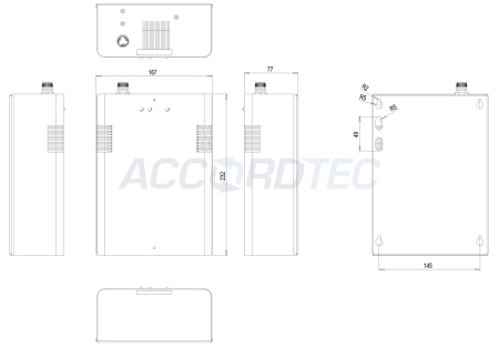 ББП-30 ТР исп.1 Блок бесперебойного питания ТР 043/2017 ACCORDTEC, 12 В, 3 A