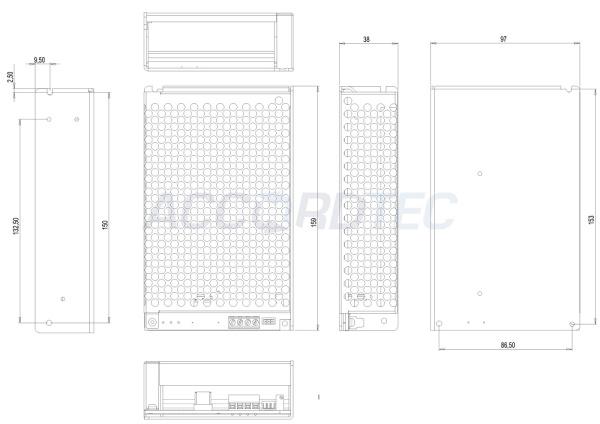 ББП-24 БК Блок бесперебойного питания ACCORDTEC, 24 В, 3 A