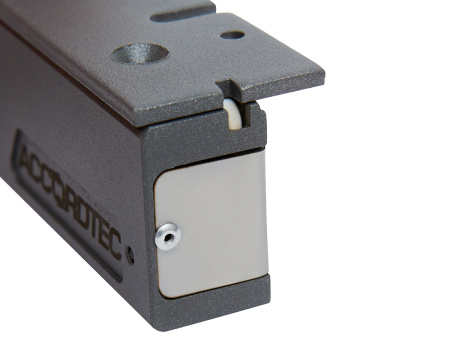 ML-200K-3 Premium Grey с планкой, Электромагнитный замок ACCORDTEC, 200 кг, накладной