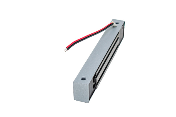 ML-100K с планкой, цвет Серебряный Металлик, Электромагнитный замок ACCORDTEC, 100 кг, накладной