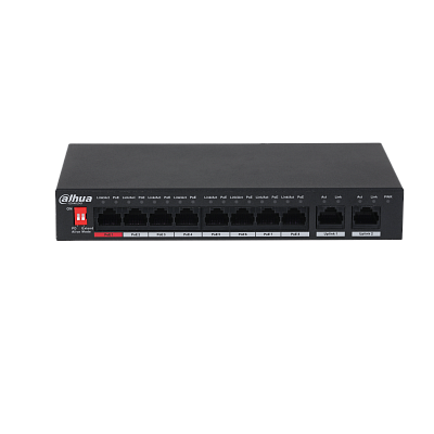DH-PFS3010-8ET-96 8-портовый неуправляемый коммутатор с РоЕ