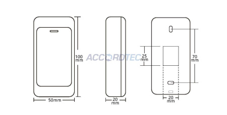 AT-PR700U Считыватель ACCORDTEC EM-Marine, Mifare, HID