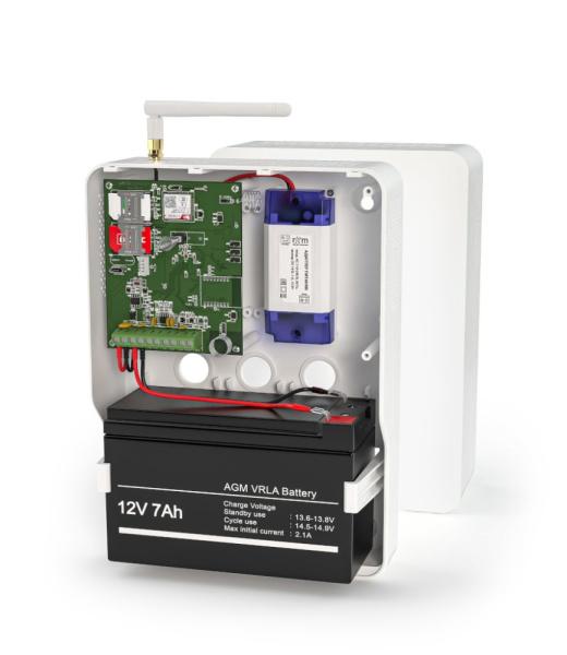 108480707 Ритм Панель охранная радиоканальная Контакт GSM-14А v.3 (в корпусе под АКБ 1,2-7 Ач с БРП 