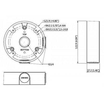 DH-PFA13C Монтажная коробка