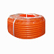Труба ПНД гофрир. легкая, с зондом диам 32мм, цвет оранжевый Экопласт