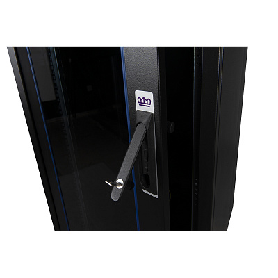 DR-700111 Шкаф нап. 19", 22U 600х800, перед. дв. стек, задн. стен., мет, чер.
