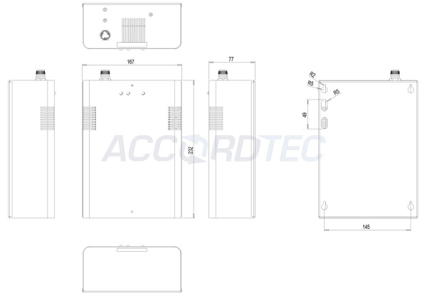 ББП-30 ТР исп.1 Блок бесперебойного питания ТР 043/2017 ACCORDTEC, 12 В, 3 A