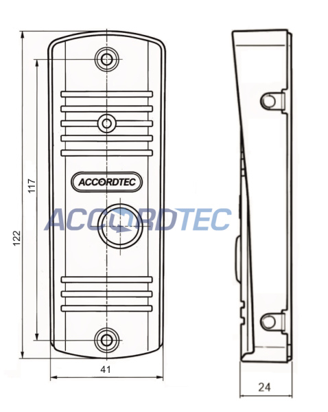 AT-VD305 BL Muon Вызывная панель CVBS ACCORDTEC