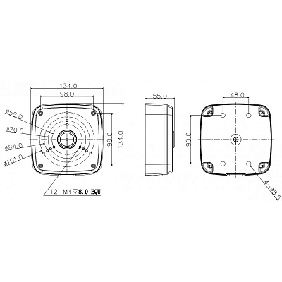 Распределительная коробка Dahua DH-PFA122