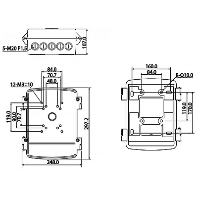 DH-PFA140 Монтажная коробка