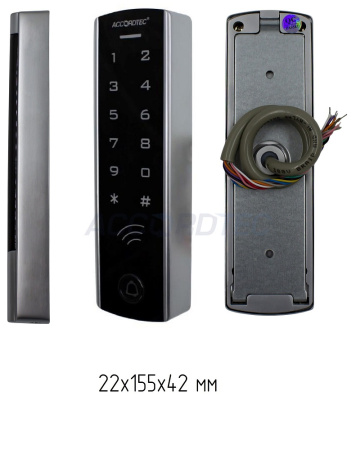 AT-CP420EM Кодонаборная панель ACCORDTEC EM-Marine, сенсорная с подсветкой