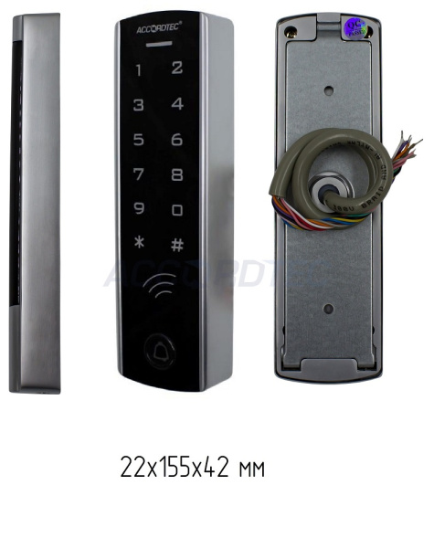 AT-CP420EM Кодонаборная панель ACCORDTEC EM-Marine, сенсорная с подсветкой