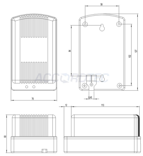 AT-12/15 Источник стабилизированного питания ACCORDTEC, 12 В, 1,5 A