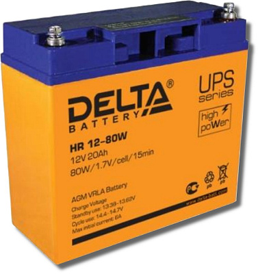 Delta Battery HR 12-80 W Аккумулятор герметичный свинцово-кислотный