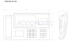 AT-VD 650 GR Компонент многоквартирной системы ACCORDTEC, 36 В, Серый,
