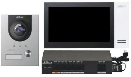 DHI-KTP01(S) Комплект DH-VTO2202F-P+DH-VTH2421FW-P