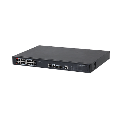 DH-PFS4218-16ET-190 16-портовый управляемый коммутатор с РоЕ, уровень L2
