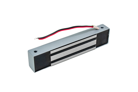 ML-180K с планкой, цвет Серебряный Металлик, Электромагнитный замок ACCORDTEC, 200 кг, накладной