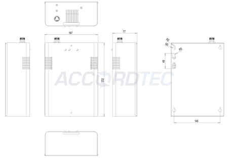 ББП-50 ТР исп.1 Блок бесперебойного питания ТР 043/2017 ACCORDTEC, 12 В, 5 A