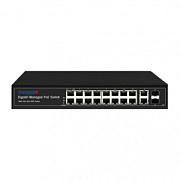 РоЕ-коммутатор TRASSIR TR-NS24202S-300-16PoE v2